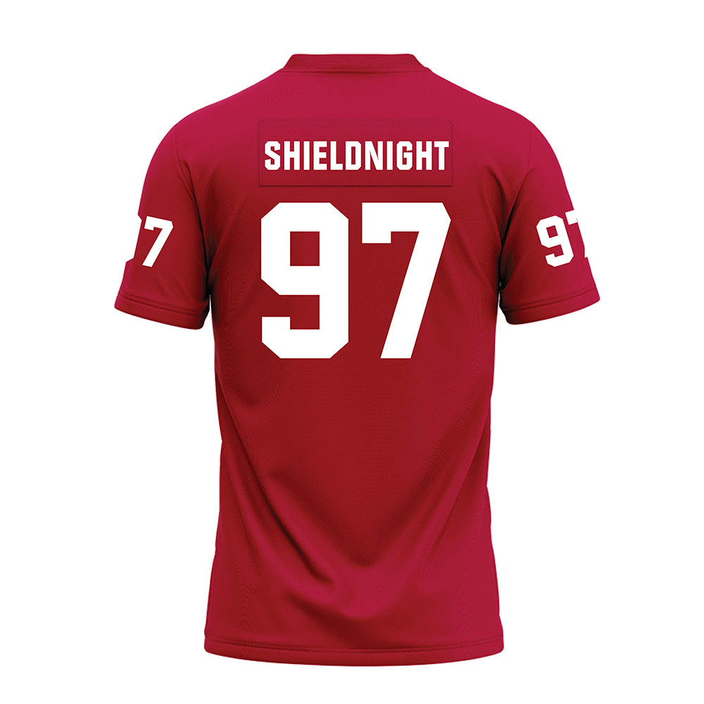 Oklahoma - NCAA Football : Alex Shieldnight - Red Premium Football Jersey-1