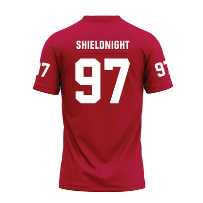 Oklahoma - NCAA Football : Alex Shieldnight - Red Premium Football Jersey-1