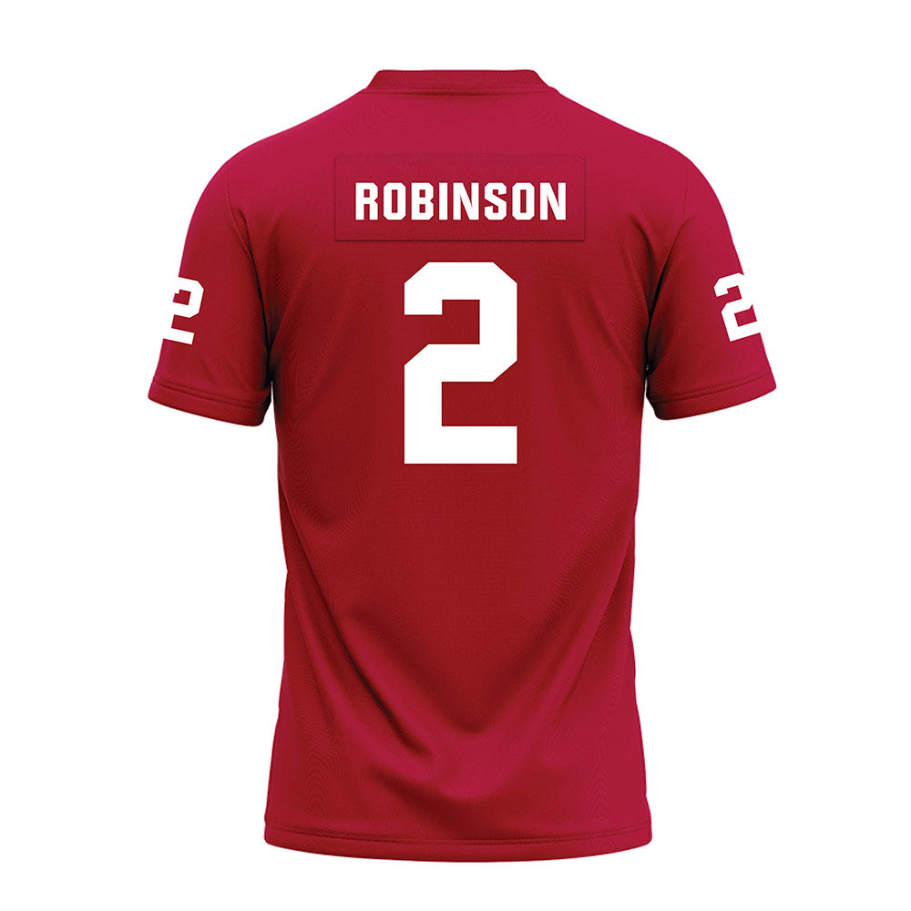 Oklahoma - NCAA Football : Omarion Robinson - Red Premium Football Jersey-1