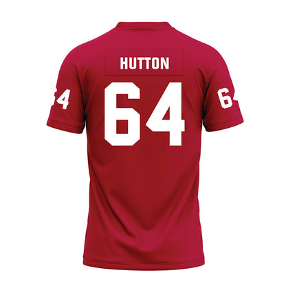 Oklahoma - NCAA Football : Sean Hutton - Red Premium Football Jersey-1