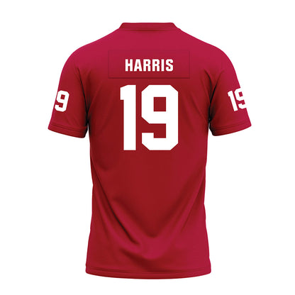 Oklahoma - NCAA Football : Brian Harris - Red Premium Football Jersey-1