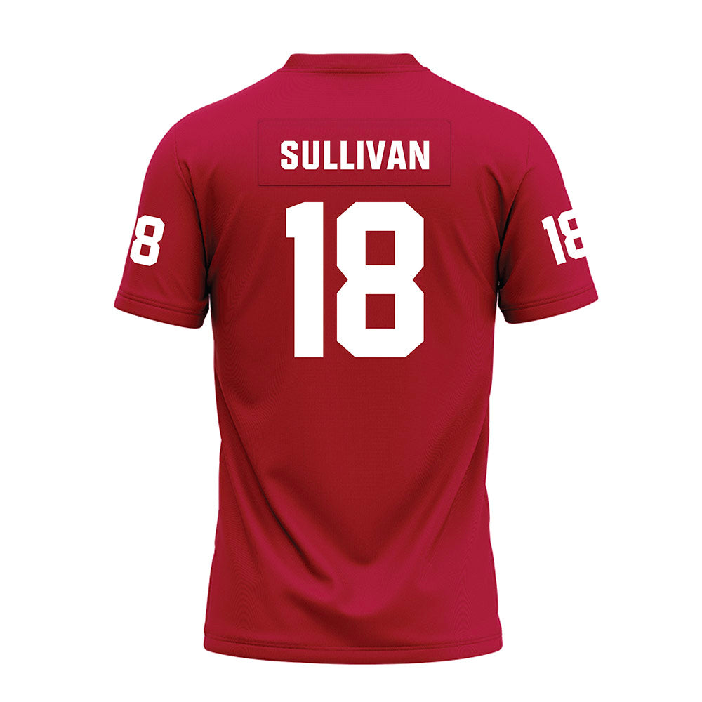 Oklahoma - NCAA Football : Cole Sullivan - Red Premium Football Jersey-1
