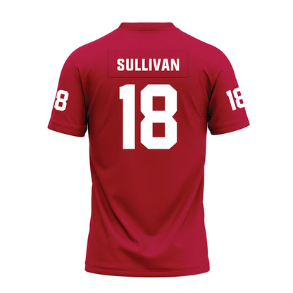 Oklahoma - NCAA Football : Cole Sullivan - Red Premium Football Jersey-1
