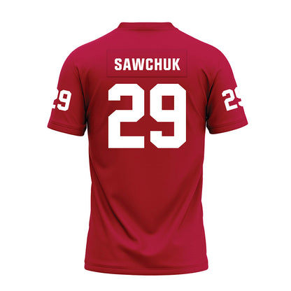Oklahoma - NCAA Football : Gabe Sawchuk - Red Premium Football Jersey-1