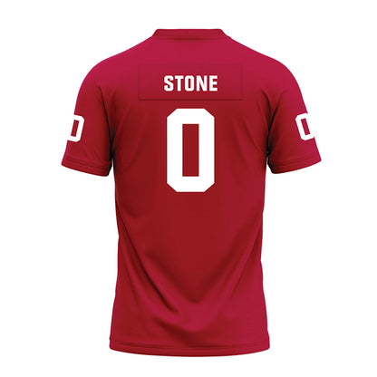 Oklahoma - NCAA Football : David Stone - Red Premium Football Jersey-1