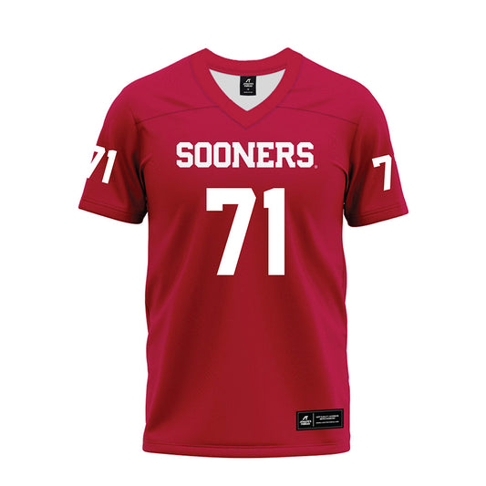 Oklahoma - NCAA Football : Peyton Joseph - Red Premium Football Jersey-0