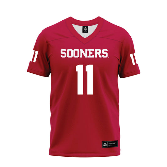 Oklahoma - NCAA Football : Trell Harris - Red Premium Football Jersey-0