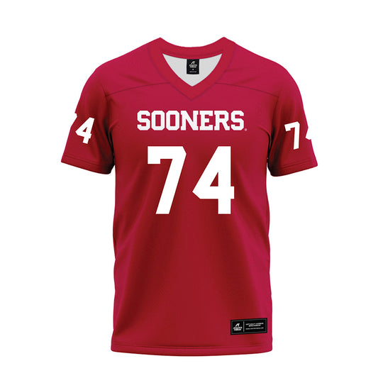 Oklahoma - NCAA Football : Darius Afalava - Red Premium Football Jersey-0