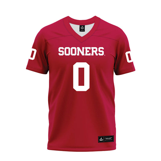 Oklahoma - NCAA Football : David Stone - Red Premium Football Jersey-0