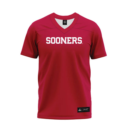 Oklahoma - NCAA Football : Jermichael Carter - Red Premium Football Jersey-0
