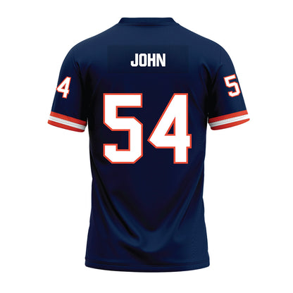 Illinois - NCAA Football : Demetrius John - Blue Premium Football Jersey