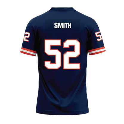 Illinois - NCAA Football : Champ Smith - Blue Premium Football Jersey-1