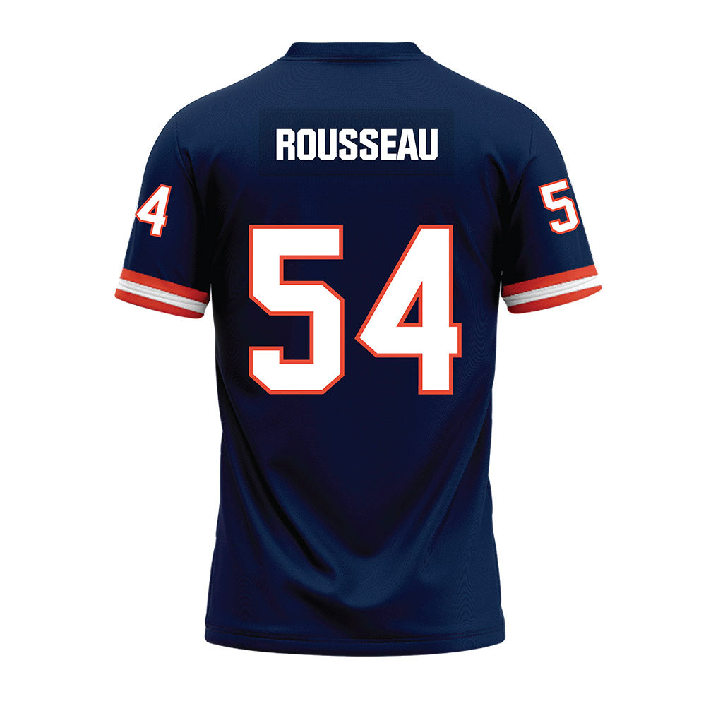 Illinois - NCAA Football : Griffin Rousseau - Blue Premium Football Jersey-1