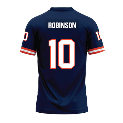 Illinois - NCAA Football : Ty Robinson - Blue Premium Football Jersey-1