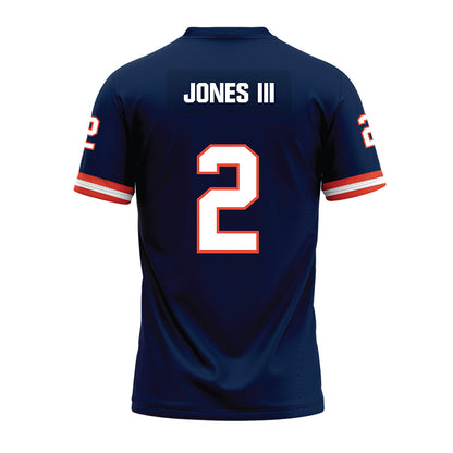 Illinois - NCAA Football : RJ Jones III - Blue Premium Football Jersey-1