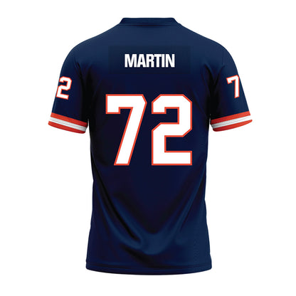 Illinois - NCAA Football : Christian Martin - Blue Premium Football Jersey-1