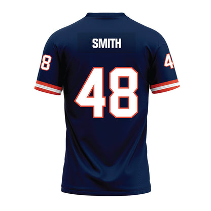 Illinois - NCAA Football : Carter Smith - Blue Premium Football Jersey-1