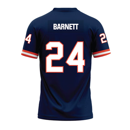 Illinois - NCAA Football : Javari Barnett - Blue Premium Football Jersey-1