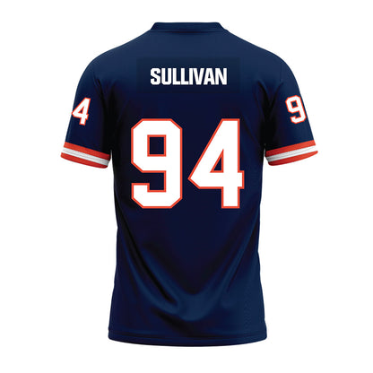 Illinois - NCAA Football : Connor Sullivan - Blue Premium Football Jersey-1