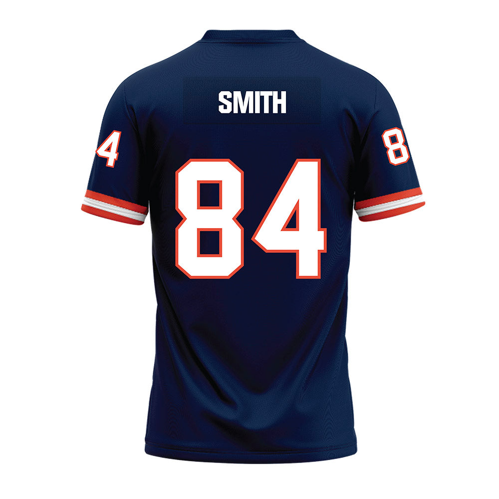 Illinois - NCAA Football : Grant Smith - Blue Premium Football Jersey-1