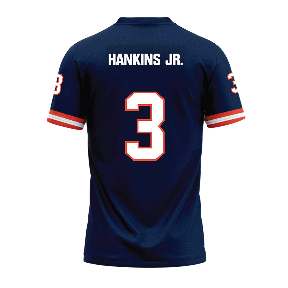 Illinois - NCAA Football : Nick Hankins Jr. - Blue Premium Football Jersey-1