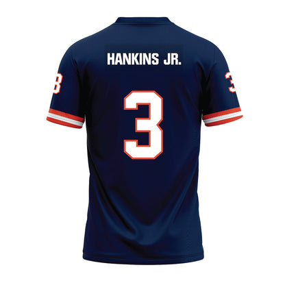 Illinois - NCAA Football : Nick Hankins Jr. - Blue Premium Football Jersey-1