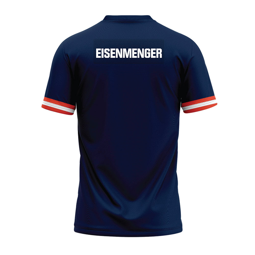 Illinois - NCAA Football : Dane Eisenmenger - Blue Premium Football Jersey-1