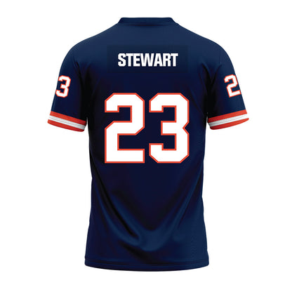 Illinois - NCAA Football : Jaylen Stewart - Blue Premium Football Jersey-1