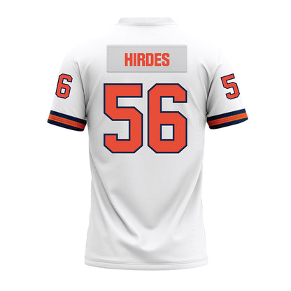 Illinois - NCAA Football : JJ Hirdes - White Premium Football Jersey-1