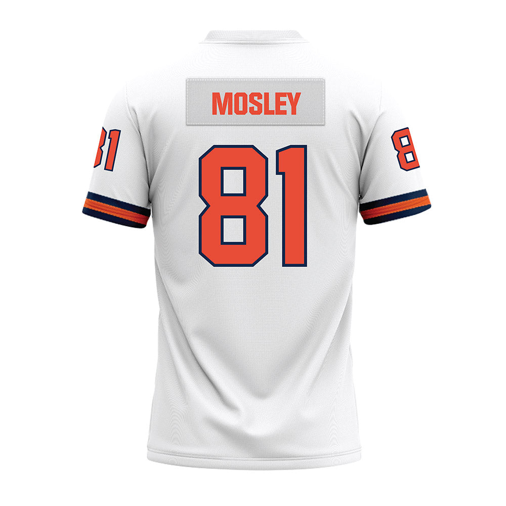 Illinois - NCAA Football : Leslie Mosley - White Premium Football Jersey-1