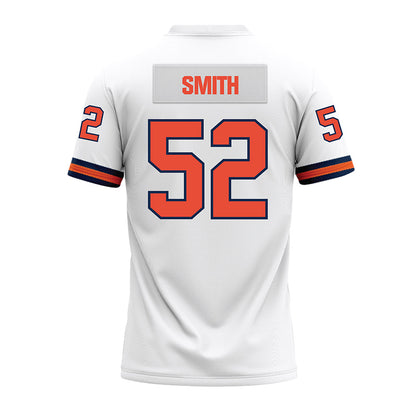 Illinois - NCAA Football : Champ Smith - White Premium Football Jersey-1