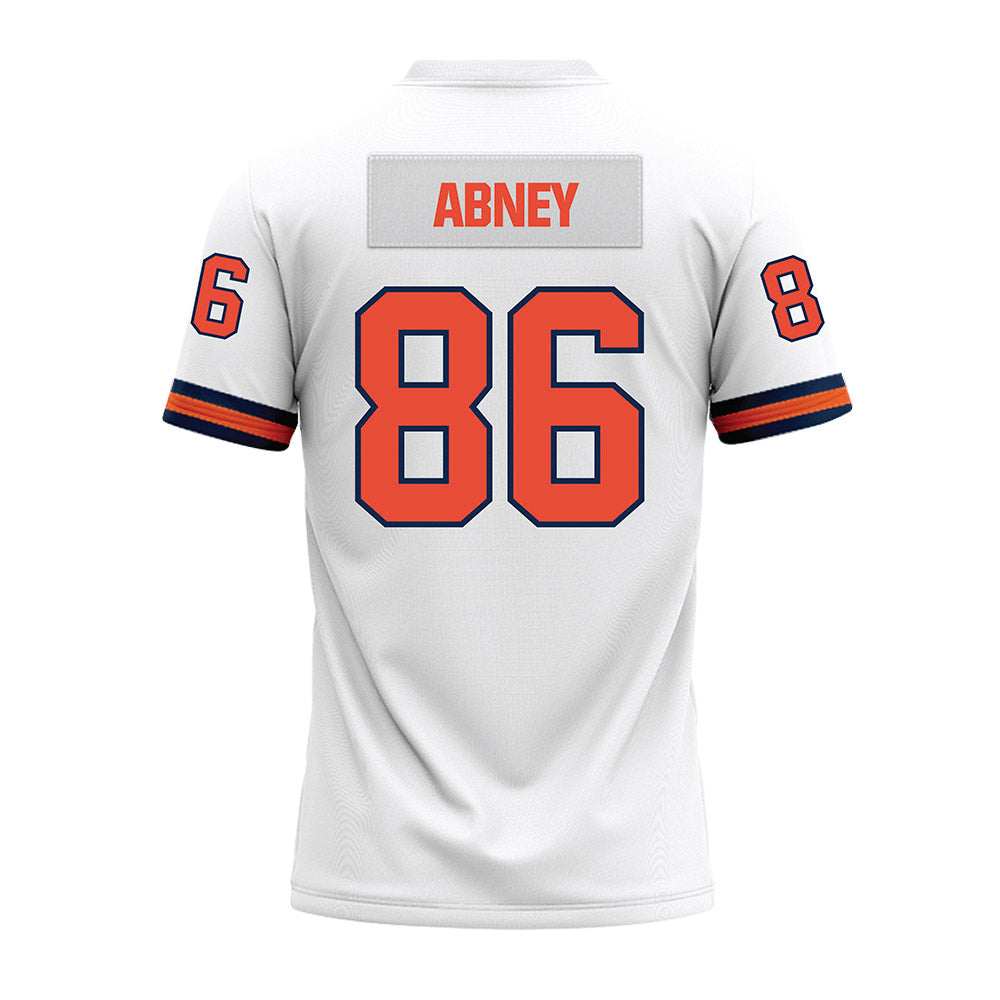 Illinois - NCAA Football : Christian Abney - White Premium Football Jersey-1
