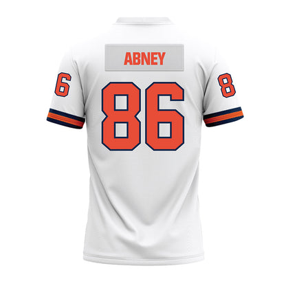Illinois - NCAA Football : Christian Abney - White Premium Football Jersey-1