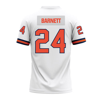 Illinois - NCAA Football : Javari Barnett - White Premium Football Jersey-1