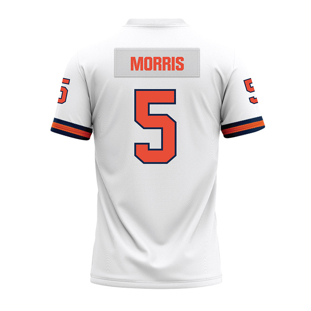 Illinois - NCAA Football : Jakwon Morris - White Premium Football Jersey-1