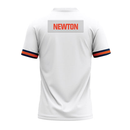 Illinois - NCAA Football : Jershaun Newton - White Premium Football Jersey-1