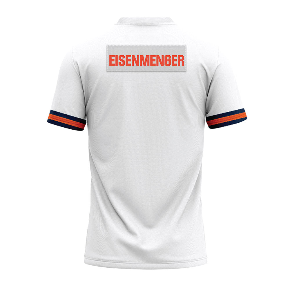 Illinois - NCAA Football : Dane Eisenmenger - White Premium Football Jersey-1