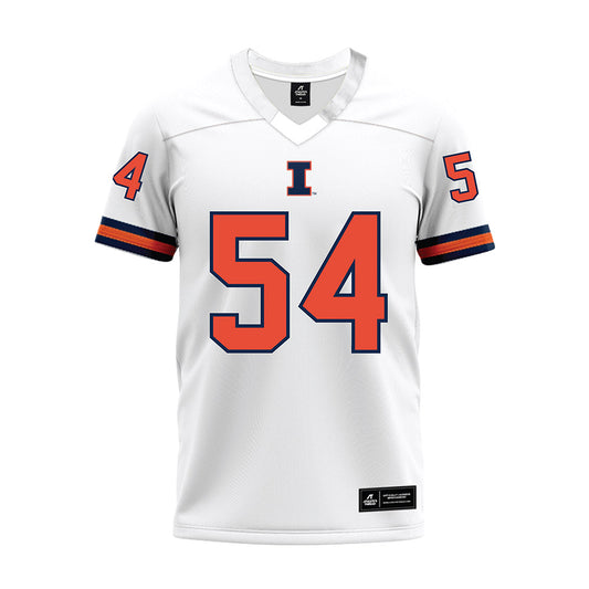 Illinois - NCAA Football : Demetrius John - White Premium Football Jersey