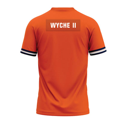 Illinois - NCAA Football : Cedric Wyche II - Orange Premium Football Jersey-1