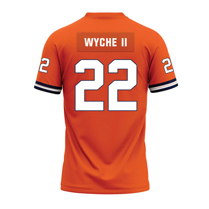 Illinois - NCAA Football : Cedric Wyche II - Orange Premium Football Jersey-1