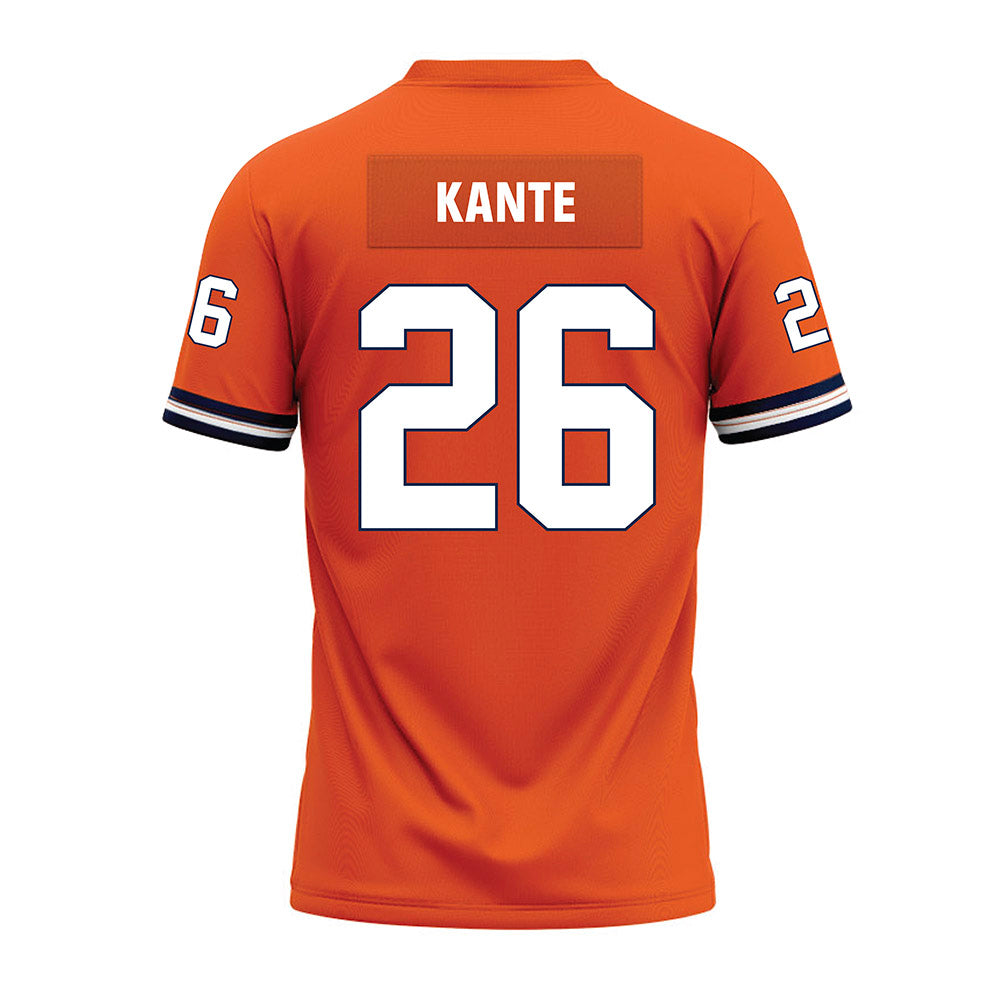 Illinois - NCAA Football : Ismael Kante - Orange Premium Football Jersey-1