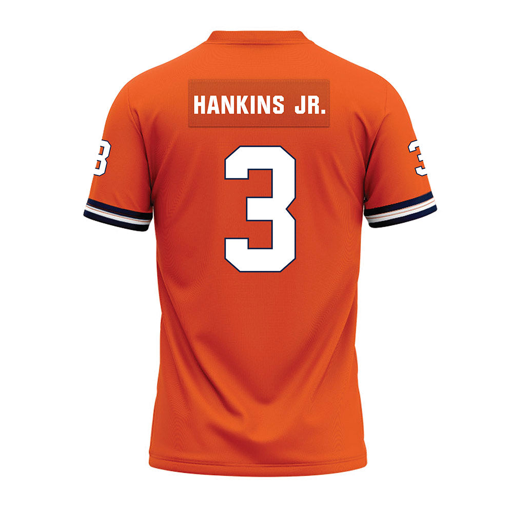 Illinois - NCAA Football : Nick Hankins Jr. - Orange Premium Football Jersey-1