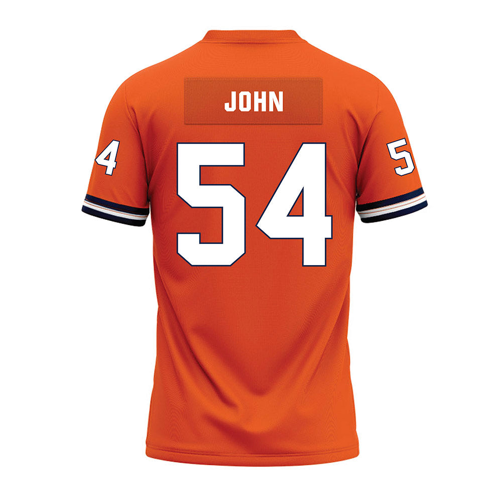 Illinois - NCAA Football : Demetrius John - Orange Premium Football Jersey