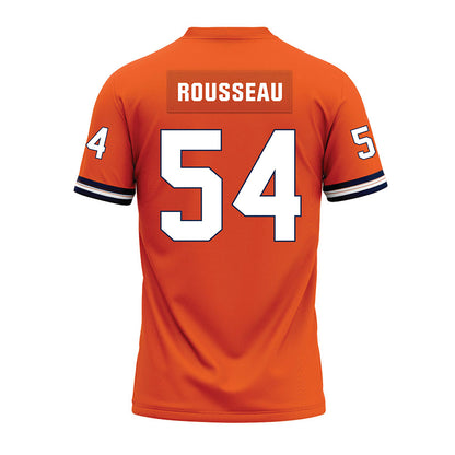 Illinois - NCAA Football : Griffin Rousseau - Orange Premium Football Jersey-1