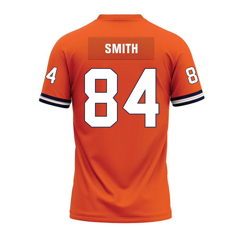 Illinois - NCAA Football : Grant Smith - Orange Premium Football Jersey-1