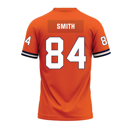 Illinois - NCAA Football : Grant Smith - Orange Premium Football Jersey-1
