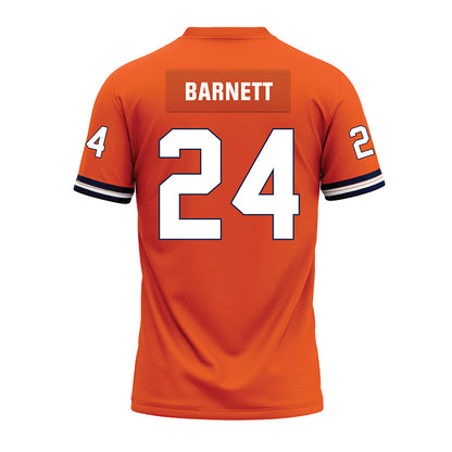 Illinois - NCAA Football : Javari Barnett - Orange Premium Football Jersey-1