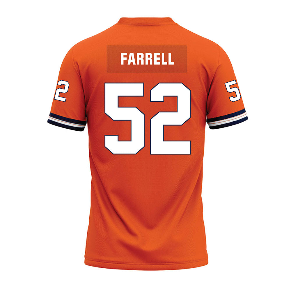 Illinois - NCAA Football : Pat Farrell - Orange Premium Football Jersey