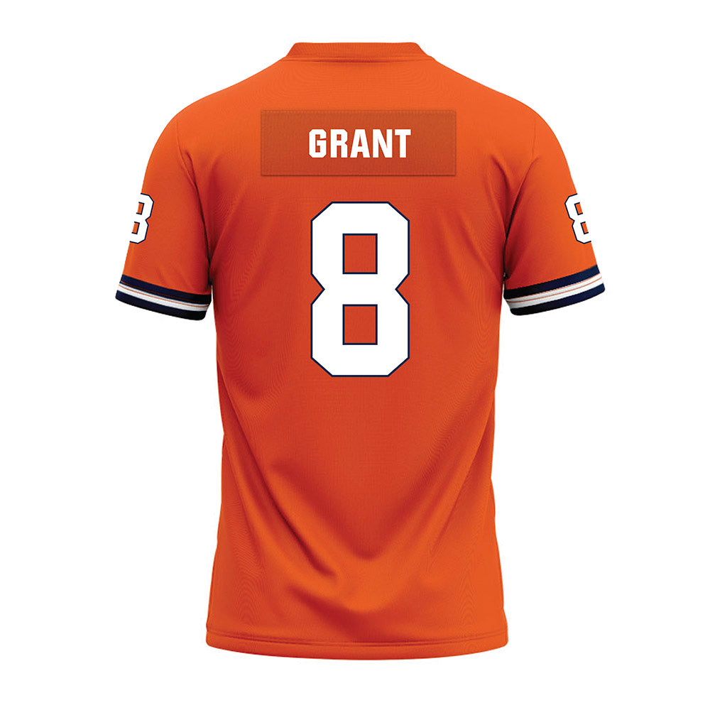 Illinois - NCAA Football : Davon Grant - Orange Premium Football Jersey-1