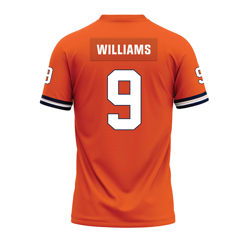 Illinois - NCAA Football : Lavon Williams - Orange Premium Football Jersey-1